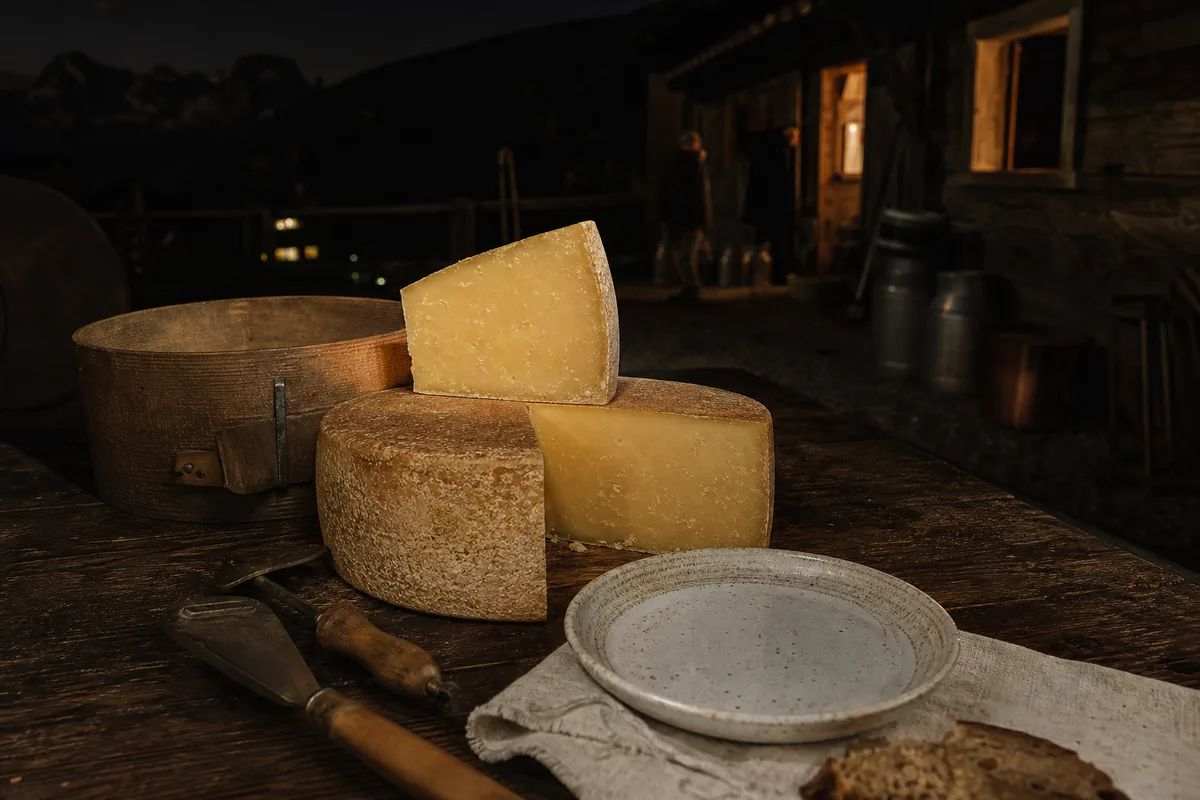 Bergkäse in den Alpen: vom Sennhof auf den Teller