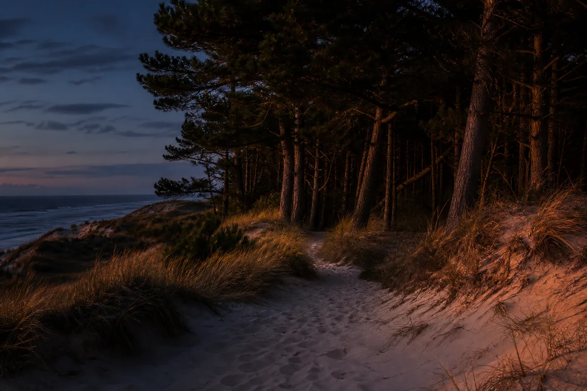 Naturwege an der Atlantikküste: zwischen Dünen und Pinienwald